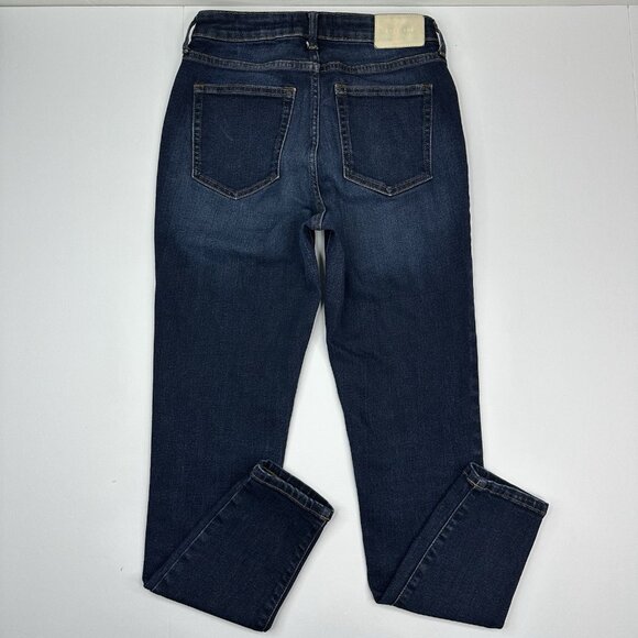 Everlane Women’s Blue The Curvy High-Rise Skinny Minimalist Jean W28/L27.25 - Picture 4 of 14